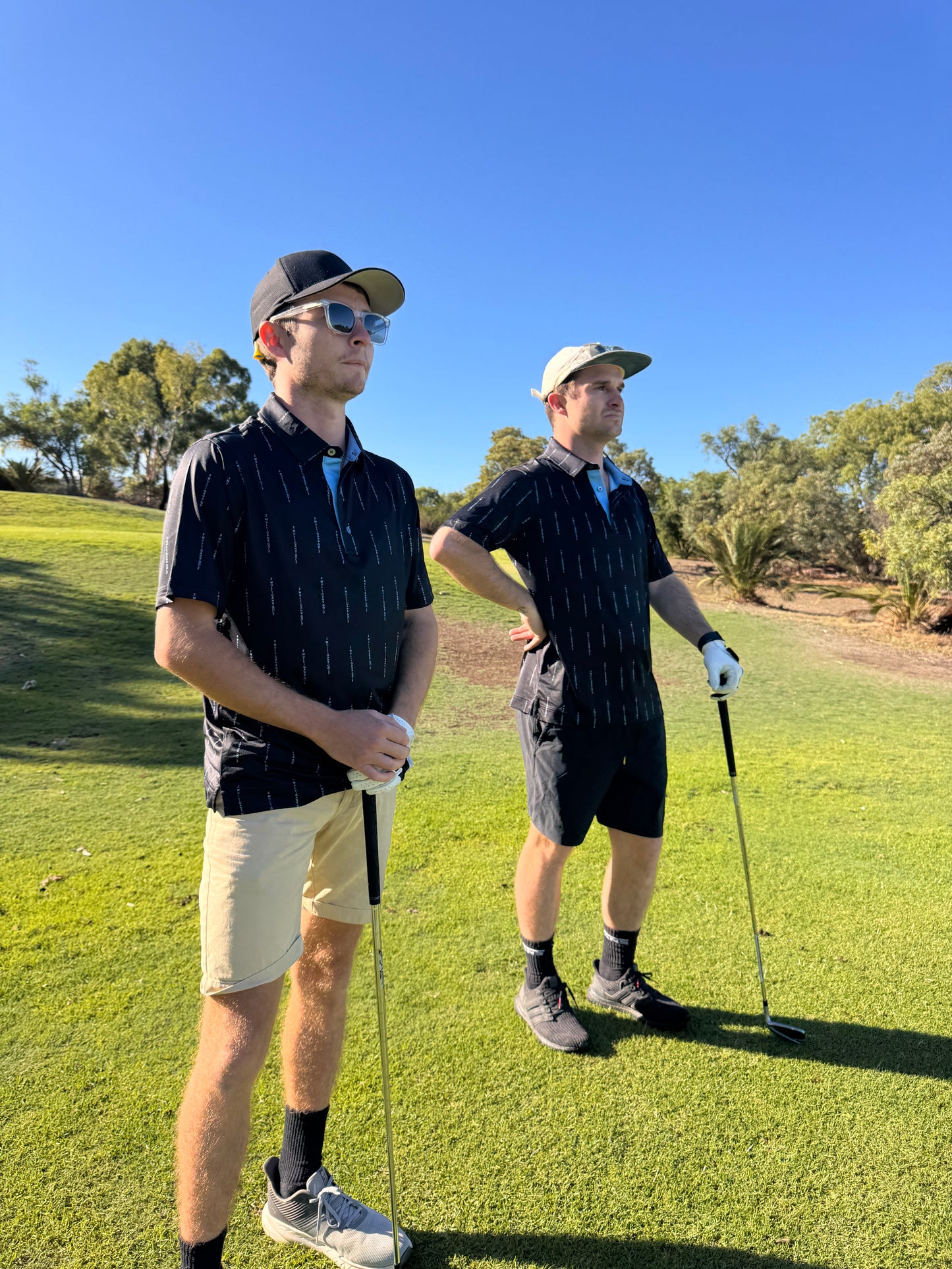 2Mulligans Pinstripe Polo