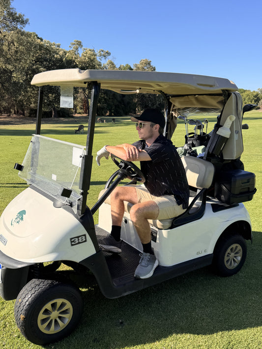 2Mulligans Pinstripe Polo